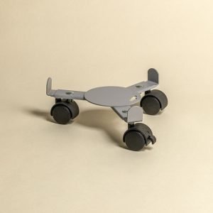 Base 3 ruedas macet. extens. hierro enve