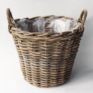 Basket Classic Rattan Grey D35H25cm