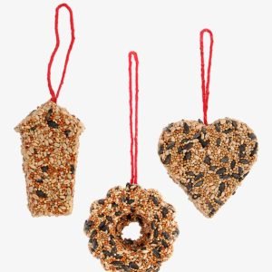 Birdseed heart/house/wreath 10cm