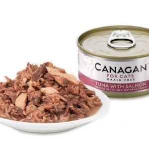 CN Lata gatos de Atún con salmón 75g