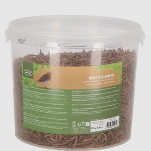 DRIED MEALWORMS IN BUCKET 700 GR